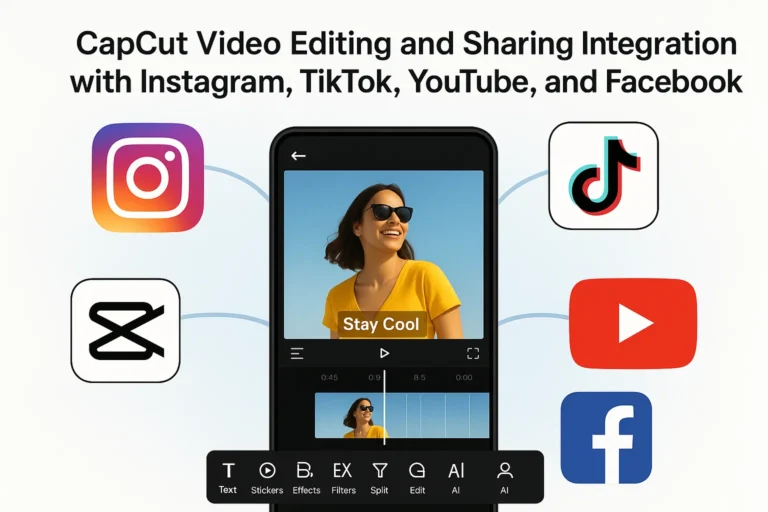 Integrate CapCut with Instagram, TikTok, YouTube & Facebook
